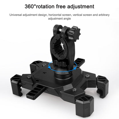 Electric Bicycle Mobile Phone Holder Can Be Rotated 360-degree Mobile Phone Holder Four-way Adjustment Bracket for Motorcycle, Handlebars, Rearview Mirrors