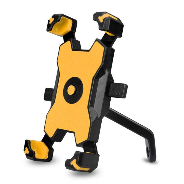 Electric Bicycle Mobile Phone Holder Can Be Rotated 360-degree Mobile Phone Holder Four-way Adjustment Bracket for Motorcycle, Handlebars, Rearview Mirrors