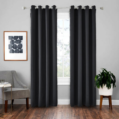 High-precision Curtain Shade Cloth Insulation Solid Curtain, 52x63 Inch（132x160CM）