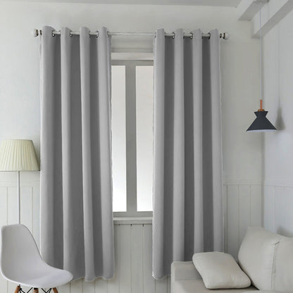 High-precision Curtain Shade Cloth Insulation Solid Curtain, 52x84（132x213）, 52x95 Inch（132x240CM）