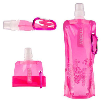 0.5L Portable Ultralight Foldable Silicone Water Bag Outdoor Sports Supplies Hiking Camping Soft Flask Waterproof Bag