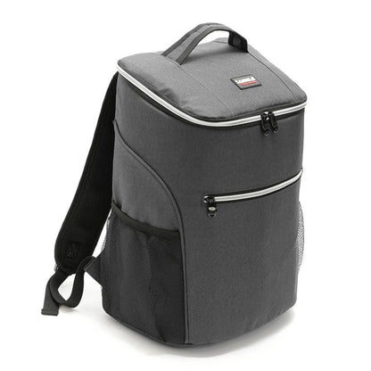 Outdoor Picnic Insulation Backpack Oxford Cloth waterproof Backpack, Backpack(Gray)