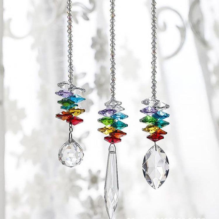 Crystal Pendant DIY Pendant Home Decoration Wedding Decoration Bead Curtain Car Decoration, 20# Lighting Ball Pendant, Multi-faced Bead Pendant, Horse Eye Pendant