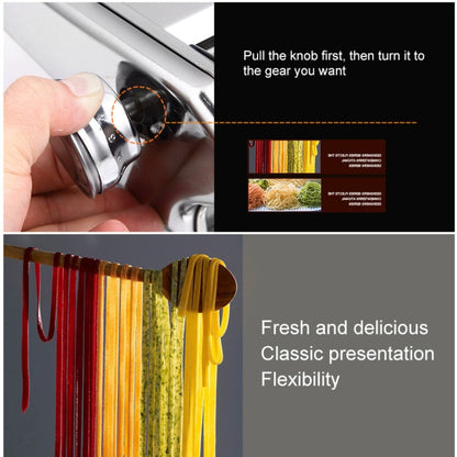 Household Stainless Steel Pasta Making Machine Manual Noodle Maker Spaghetti Hand Cutter, Noodle Maker