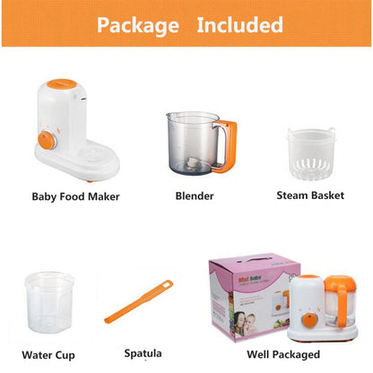 2 PCS Food Supplement Cooking Mixing One Multifunctional Electric Mini Baby Food Cooking Machine, Food Supplement