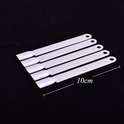 3 Set Fan-shaped Nail Mold Swatch Nail Polish Color Card Nail Art Display Board
