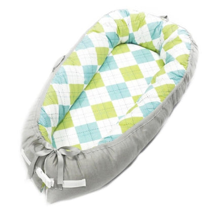 Baby Nest Bed Crib Portable Removable and Washable Crib Travel Bed Cotton Cradle for Children Infant Kids