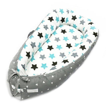Baby Nest Bed Crib Portable Removable and Washable Crib Travel Bed Cotton Cradle for Children Infant Kids