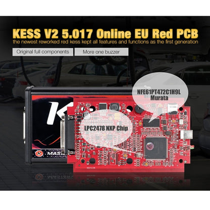 V2 V5.017 EU ECM Titanium Winols KTAG 4 LED Online Master Version ECU OBD car / truck Programmer tool, Car / Truck Programmer Tool
