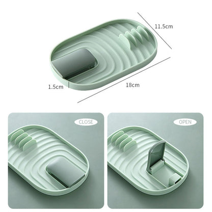 Kitchen Spatula Pot Lid Rack Kitchenware Plastic Storage Rack Random Color Delivery, 5 PCS Kitchenware Rack