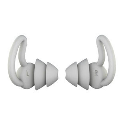 1 Pair Shark Fin Nnti-falling and Noise-reducing Earplugs Anti-Noise Earplugs For Sleeping Dormitory Noise Reduction And Noise Prevention Earplugs, Gray (2 Layers), Black (2 Layers), Gray (3 Layers), Black (3 Layers)