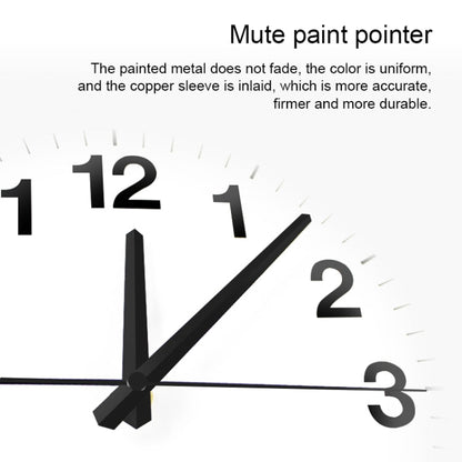 Smart Network Automatic Time Synchronization Wifi Wall Clock Modern Minimalist Silent Living Room Clock, 12 inch, 14 inch, 16 inch