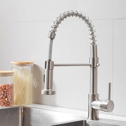 Kitchen Faucet Hot & Cold Water Tank Valve Sink Faucet, Black Model, Electroplating Model, Brushed Model