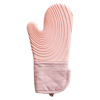 Thickened Silicone Gloves Household Microwave Oven Anti-Scald Insulation Glove, Pink, Light blue, Lake Blue