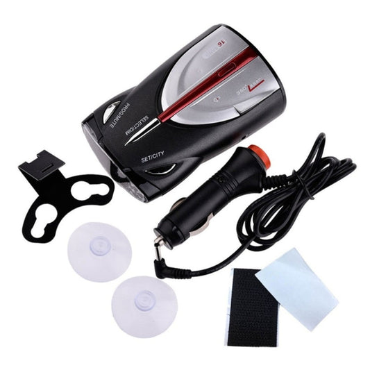 12V Laser Anti Radar Car Detector 360 Degree Led Display Police Speedometer Voice Alert/Alarm, 360 Degree