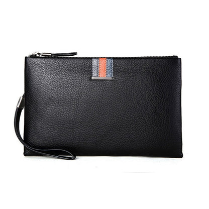Men Leather Casual Clutch Leather Smart Anti-Theft & Anti-Lost Coin Purse, Large, Small
