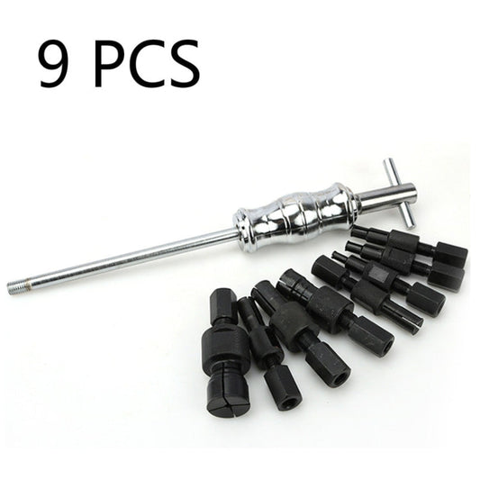 9 In 1 Inner Bearing Pull Code Puller Inner Hole Peilin Sliding Hammer Group Puller Inner Bearing Remove Tool, 9 In 1