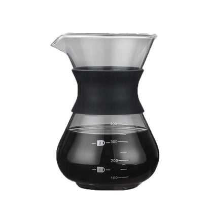 High Temperature Resistant Coffee Maker, 200ml With Strainer, 400ml With Strainer, 200ml Without Strainer, 400ml Without Strainer