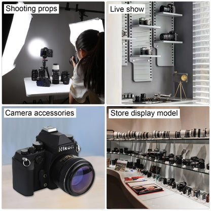 Non-Working Fake Dummy DSLR Camera Model DF Model Room Props Ornaments Display Photo Studio Camera Model Props, Black, White