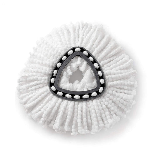 4 PCS Rotating Triangle Cotton Yarn Mop Head Mop Replacement Cloth For O-Cedar/Vileda, Mop