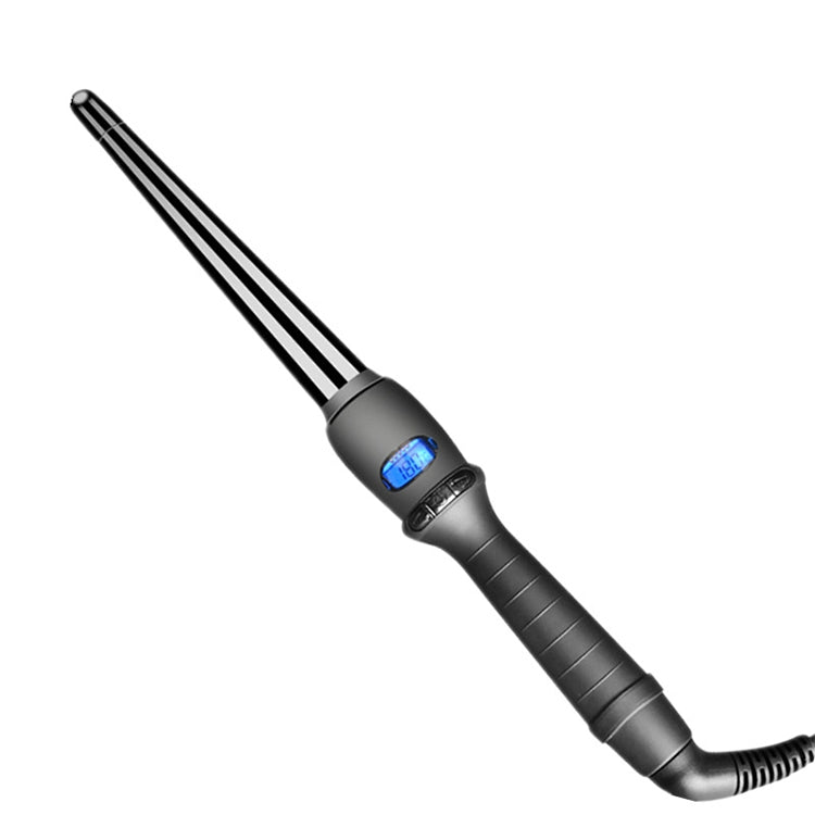 LCD Conical Curling Iron Single Tube Ceramic Glaze Pear Flower Cone, 19mm EU, 25mm EU, 25mm US, 19mm US, 32mm EU