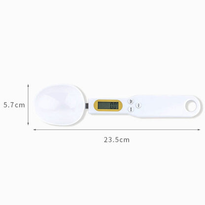 ABS Electronic Measuring Spoon Spoon Weighing Measuring Tool, Specification: 500g/0.1g, 500g/0.1g ABS White, 500g/0.1g ABS Black