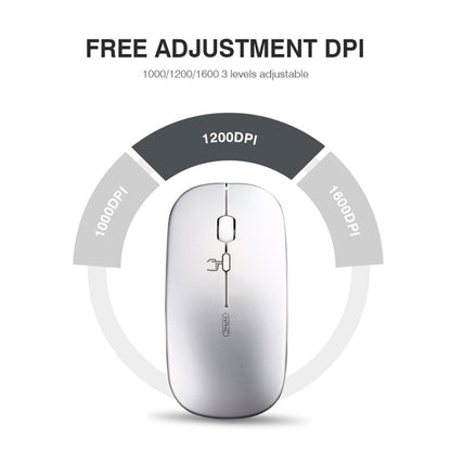 Inphic PM1 Office Mute Wireless Laptop Mouse, Battery Display