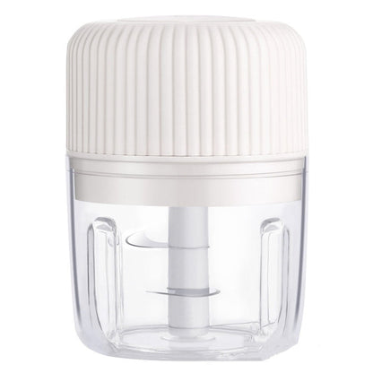 Household Vegetable Cutting Electric USB Garlic Masher Baby Mini Cooking Machine Baby Food Supplement Machine, 250ml, 100ml + 250ml, 100ml