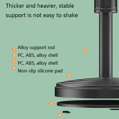 2 PCS Desktop Universal Retractable Multifunctional Mobile Phone Live Broadcast Stand, Dual Positions, Three Positions, Double Positions With Fill Light, Three Positions With Fill Light