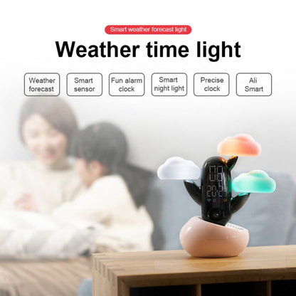 Cloud Weather Time Light Multifunctional Smart Induction Child Wake Up Alarm Clock