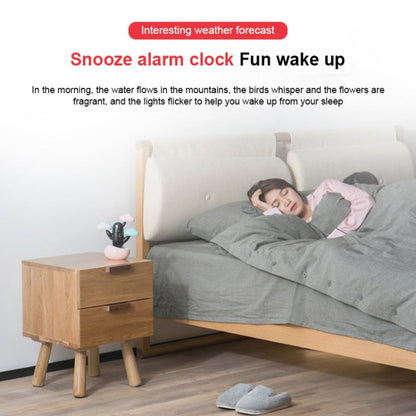Cloud Weather Time Light Multifunctional Smart Induction Child Wake Up Alarm Clock