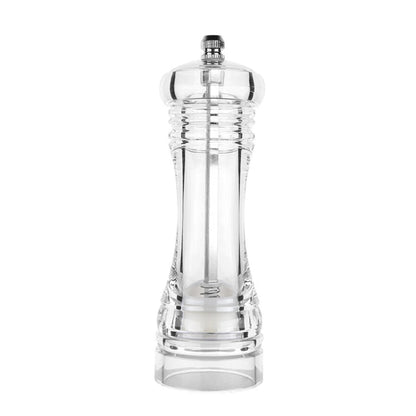 Acrylic Transparent Pepper Grinder Manual Pepper Grinder Ceramic Core Multi-Purpose Seasoning Bottle, 4 Inch, 5 Inch, 6 Inch