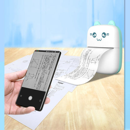 Portable Mini Thermal Printer Bluetooth Photo Printer Student Homework Mistakes Collections Printer, C9 Mini Thermal Printer