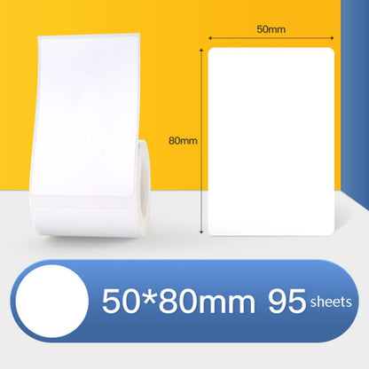 Thermal Label Paper Self-Adhesive Paper Fixed Asset Food Clothing Tag Price Tag for NIIMBOT B11 / B3S, Size: 45x15mm 400 Sheets, 30x20mm 320 Sheets, 30x30mm 230 Sheets, 30x40mm 180 Sheets, 40x20mm 320 Sheets, 40x30mm 230 Sheets, 40x80mm 95 Sheets      ...