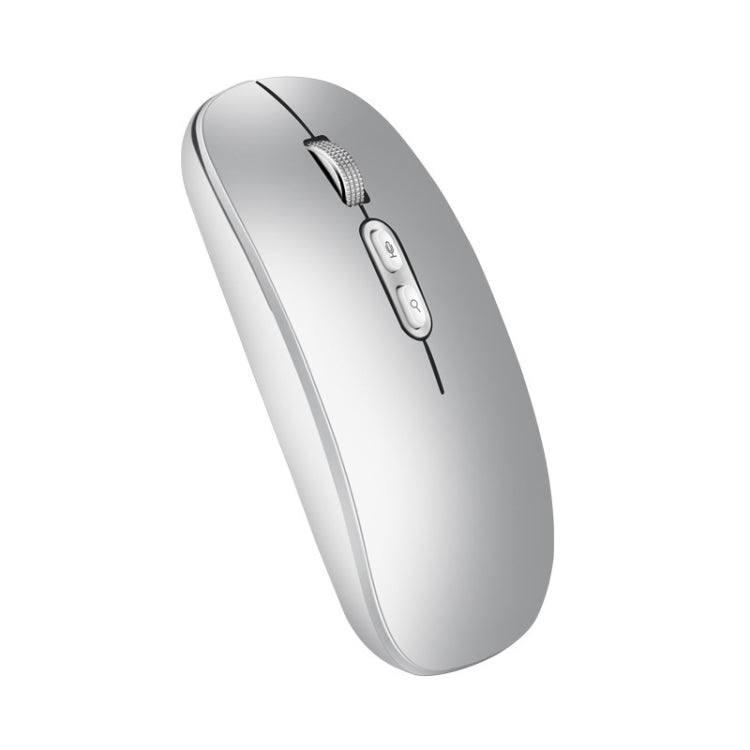M103 1600DPI 5 Keys 2.4G Wireless Mouse Charging Ai Intelligent Voice Office Mouse, Support 28 Languages, White, Black, Silver, Rose Gold, Gray