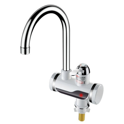 Kitchen Instant Electric Hot Water Faucet Hot & Cold Water Heater EU Plug, Lamp Display Lower Water Inlet, Lamp Display Side Water Inlet, Lamp Display Leakage Protection Lower Water Inlet, Lamp Shows Leakage Protection Side Water Inlet                 ...