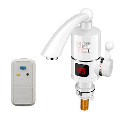 Digital Display Electric Heating Faucet Instant Hot Water Heater EU Plug, Digital Display Horizontal Tube, Digital Display Elbow, Digital Horizontal Tube With Leakage Protection, Digital Elbow With Leakage Protection, Lamp Display Elbow                ...