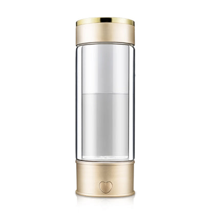 Portable Health Hydrogen-Rich Water Cup High-Concentration Negative Ion Electrolysis Generator, 450ml