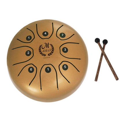 MEIBEITE 5.5-Inch C-Tune Sanskrit Drum Steel Tongue Empty  Worry-Free Drum, MEIBEITE Green, MEIBEITE White, MEIBEITE Red, MEIBEITE Black, MEIBEITE Golden, MEIBEITE Purple, MEIBEITE Blue