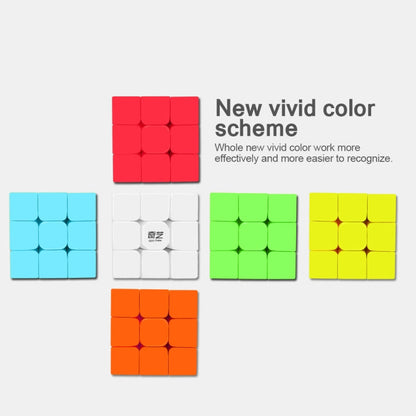 Carbon Fiber Membrane Third-order Magic Cube Children Educational Toys, Third-order Bright Magic Cube