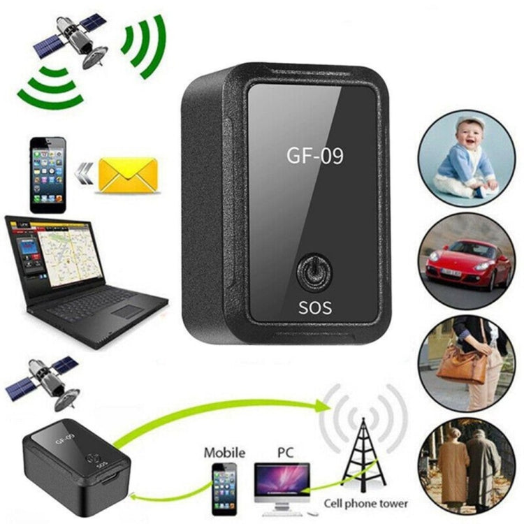 GF09 Portable Car GPS Locator Children Pet Anti-Lost Tracker, GF09
