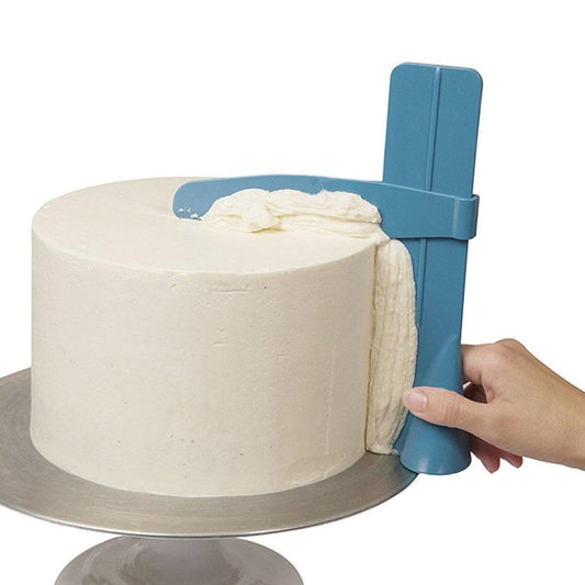 Adjustable DIY Cake Scraper Smoother Fondant Spatulas Cake Edge Smoother Cream