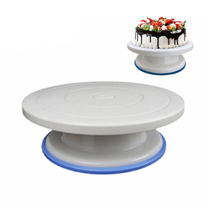 Baking Tools Plastic Spatula Non-slip Edge Cake Decorating Turntable