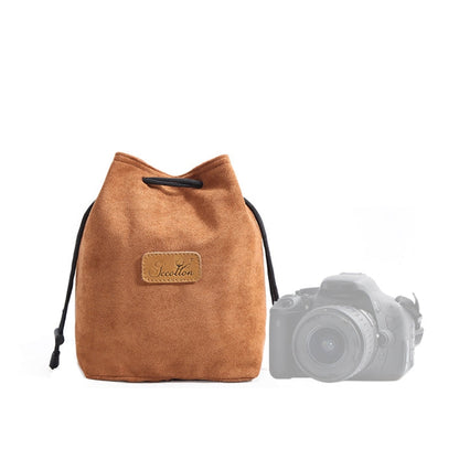 S.C.COTTON Liner Shockproof Digital Protection Portable SLR Lens Bag Micro Single Camera Bag, Square Khaki L, Square Blue L, Square Gray L, Square Brown L, Square Black L, Square Khaki M, Square Blue M, Square Gray M, Square Brown M, Square Black M    ...