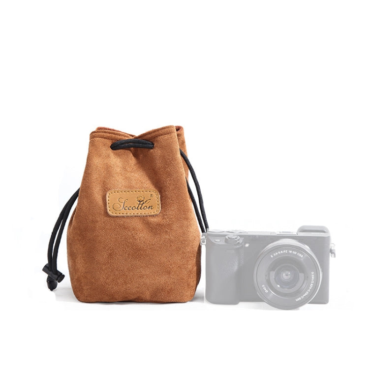 S.C.COTTON Liner Shockproof Digital Protection Portable SLR Lens Bag Micro Single Camera Bag, Square Khaki L, Square Blue L, Square Gray L, Square Brown L, Square Black L, Square Khaki M, Square Blue M, Square Gray M, Square Brown M, Square Black M    ...