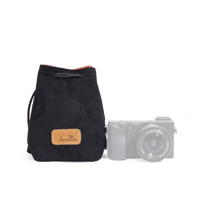 S.C.COTTON Liner Shockproof Digital Protection Portable SLR Lens Bag Micro Single Camera Bag, Square Khaki L, Square Blue L, Square Gray L, Square Brown L, Square Black L, Square Khaki M, Square Blue M, Square Gray M, Square Brown M, Square Black M    ...