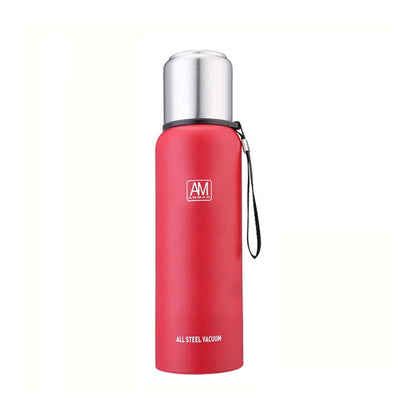 304 Stainless Steel Insulated Mug Large Capacity Sports Water Cup Outdoor Travel Pot, 500ml, 750ml, 1000ml, 1500ml