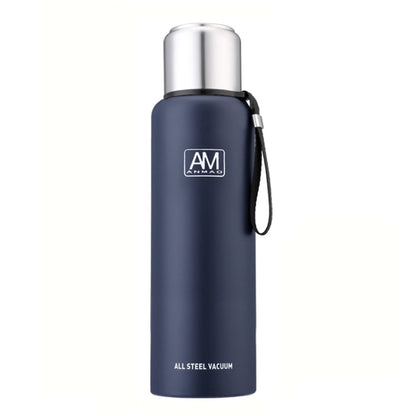 304 Stainless Steel Insulated Mug Large Capacity Sports Water Cup Outdoor Travel Pot, 500ml, 750ml, 1000ml, 1500ml