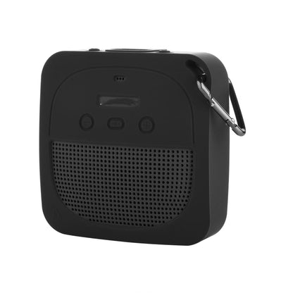 Anti-Drop Silicone Audio Storage Protective Cover For Bose Soundlink Micro, Silicone case  Orange, Silicone case  Dark Gray