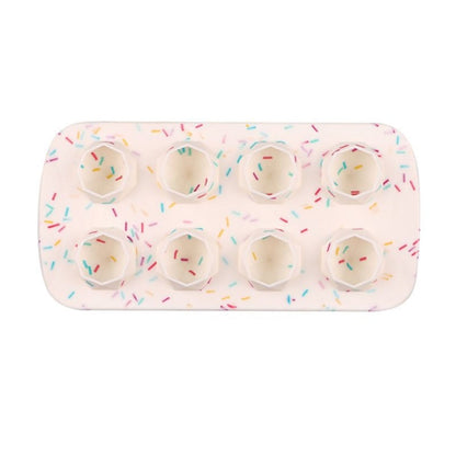 2 PCS Creative Silicone Ice Tray Mold 8 Continuous Mould Home-Made DIY Ice Tray Box, Style:, Brick  (Blue), Brick (Candy Color), Brick  (Jelly), Heart-shaped(Candy Effect), Heart-shaped(Jelly Effect), Five-star (Candy Effect)                           ...